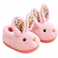 BunnyToes – Zacht & Warm – Pluche Konijnensloffen Roze / 21 (9–10 jaar) | Educatief Speelgoed