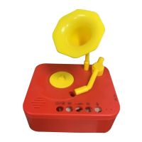 Sound Spinner™ – Verhalen & Liedjes – Speelgoed Grammofoon Rood | Educatief Speelgoed