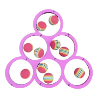 Fun Splash   Spetter & Speel   Water Ringenspel Driehoek   Paars | Educatief Speelgoed
