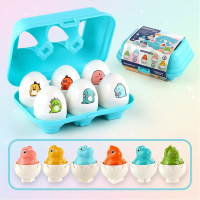 Montessori 3D Eggs Puzzle – Leuk voor Pasen   Eieren sorteerspel Dinosaurus | Educatief Speelgoed