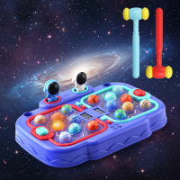 Whack a Pop – Interactief & Leerzaam – Hamer  en klopspeelgoed Paars | Educatief Speelgoed