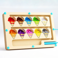 Learning Labyrinth™ – Hand  en oogcoördinatie – Magnetisch speelbord Ijsjes | Educatief Speelgoed