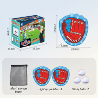 FlexiCatch – Zacht & Speels – Sticky Sportballen Softbal / Blauw / 3 | Educatief Speelgoed