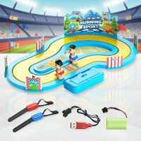 Motion Racing Game – Actief & Spannend – Racebaan Spel Blauw | Educatief Speelgoed