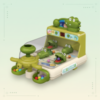 Crocodile Pinball Game – Interactief & Speels – Krokodil Arcade Game Groen | Educatief Speelgoed