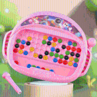 Magnet Beads™ – Focus & Fun – Magneetbord Roze | Educatief Speelgoed