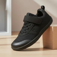 RunCoast – Fris & Flexibel – Antislip Barefoot Kinderschoen Zwart / 34 (8–9 jaar) | Educatief Speelgoed