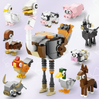 BlockCraft – Educatief & Leuk – ConstructieSet Boerderij | Educatief Speelgoed