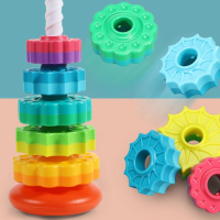 Rotating Tower™   Kleurrijk stapelplezier   Stapeltoren | Educatief Speelgoed