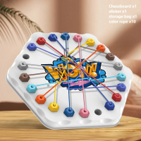 Color Rope Logic Game – Denken & Interactief – Bordspel Wit | Educatief Speelgoed