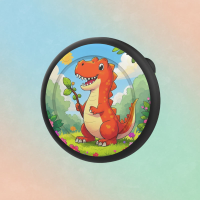 HiddenDot – Slim & Veilig – Broche AirTag hoesje Dinosaurus | Educatief Speelgoed