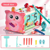 Montessori Hammering Toy – Motoriek & Leren – 8 in 1 Speelset Roze Groot | Educatief Speelgoed