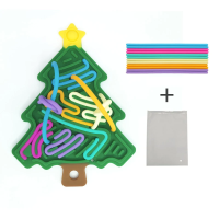 Xmas Tree Fidget Toy™   Compact, Kerstig & Leuk   Siliconen Fidget Kerstboom Groen | Educatief Speelgoed
