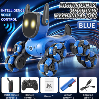 MiniMechDog – High Tech & Leuk – RC Speelgoed Blauw | Educatief Speelgoed
