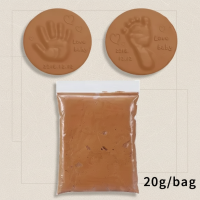Baby Imprint Clay Kit – Herinnering & Uniek – Klei Afdruk Set Bruin – Starter set | Educatief Speelgoed