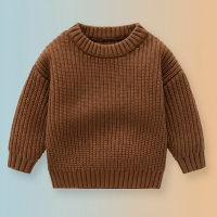 PureSoft – Classic & Knus – Stevige gebreide trui Bruin / 73 (1 jaar) | Educatief Speelgoed