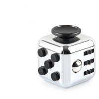MindRelax – Compact & Ontspannend – Fidget Stress Relief Speelgoed Zilver | Educatief Speelgoed