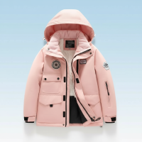 GlacierFit – Ademend & Beschermend Waterdicht – Ski pak met Fleecevoering Roze jas / 110 (5–6 jaar) | Educatief Speelgoed