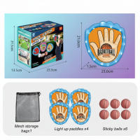 FlexiCatch – Zacht & Speels – Sticky Sportballen Basketbal / Blauw / 6 | Educatief Speelgoed