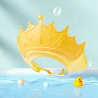 Shampoo Crown Cap™   Nooit meer tranen in bad   Badmuts Geel | Educatief Speelgoed