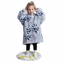 HappySnug – Schattig en comfortabel – Kinderdeken met capuchon One Size (1 3 jaar) / Wasbeer | Educatief Speelgoed