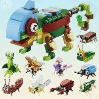 BlockCraft – Educatief & Leuk – ConstructieSet Kruipende insecten | Educatief Speelgoed
