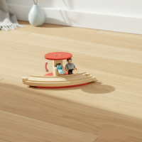 Woods – Stijlvol & Educatief – Houten Openbaar Vervoer Speelset Barrière met bocht | Educatief Speelgoed