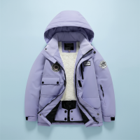 GlacierFit – Ademend & Beschermend Waterdicht – Ski pak met Fleecevoering Paarse jas / 110 (5–6 jaar) | Educatief Speelgoed