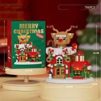 SnowieBlocks – schattig & leuk – Kerst Bouwblokjes Grote Rendier | Educatief Speelgoed
