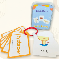 SmartyCards – Vrolijk & Taalrijk – Educatieve Woordenkaarten (Engels) Lichaamsdeel | Educatief Speelgoed