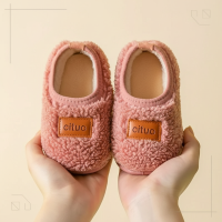 Cituo – Warm & Zacht – Winter Slofjes Lamswol Roze / 200 (7–8 jaar) | Educatief Speelgoed