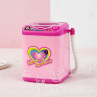 Pretend Play Kitchen Set – Creatief & Rollenspel – Keuken Speelgoed Wasmachine / Roze | Educatief Speelgoed