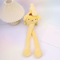 CozyEars – Zacht & Winddicht – Plush Oorwarmers met Beweegbare Oren Geel | Educatief Speelgoed