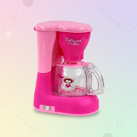 Pretend Play Kitchen Set – Creatief & Rollenspel – Keuken Speelgoed Koffiezetapparaat / Roze | Educatief Speelgoed