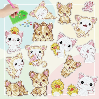 GemArt – Schattig & Glanzend – Diamant Painting Stickers Kat Hond | Educatief Speelgoed