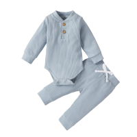 Mini Fashion™ – Comfortabel Baby Kledingset Lichtblauw / 70 (3–6 maanden) | Educatief Speelgoed