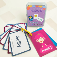 SmartyCards – Vrolijk & Taalrijk – Educatieve Woordenkaarten (Engels) Het weer voelen | Educatief Speelgoed
