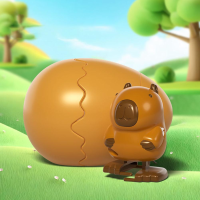 BouncyBeast – Schattig & Interactief – Pop out Dieren Ei Capybara | Educatief Speelgoed