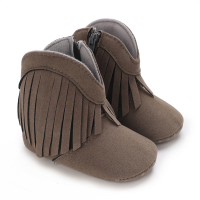 Mini Fashion™   Stoere Look   Meiden Cowboy Laarzen Grijs   Touwtjes / 20 (12 18 maanden) | Educatief Speelgoed