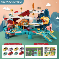 JurassicRun – Stoer & Leerzaam – Dino Racebaan met Auto’s 8 auto's | Educatief Speelgoed