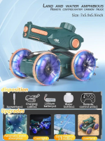 Aqua Racer™ – Dubbel Zo Stoer – RC Amfibie Raceauto Groen | Educatief Speelgoed