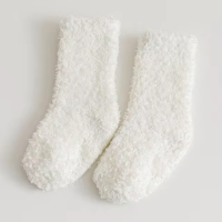 SnuggleBoo – Warm & Zacht – Fleece Babysokken Wit / M (3 – 5 jaar) | Educatief Speelgoed