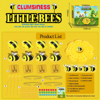 Buzzy Bee Magnetgame™   Gegarandeerd een Lachexplosie   Clumsiness bordspel 4 spelers | Educatief Speelgoed