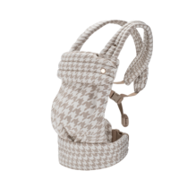 Snug Sling™ – Zacht & Dichtbij – Baby & Peuter draagzak Khaki   Pied de poule | Educatief Speelgoed