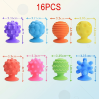 TinyCalm – Speels & Ontspannend – Stress Relief Steen 16 stuks rond | Educatief Speelgoed