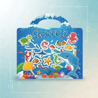 StickerFun – Kleurrijk & Leerzaam – Herbruikbare Stickerboek Oceaan | Educatief Speelgoed