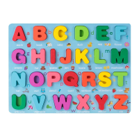 SmartBoard – Kleurrijk & Educatief – Montessori Cijfer & Letter Leerpuzzel Hoofdletters | Educatief Speelgoed