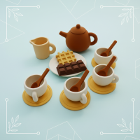 MiniBrew – Speels & Leerzaam – Siliconen Thee Set Theeset | Educatief Speelgoed