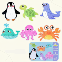 BrainBox – Leren & Spelen – 3D Houten Puzzel Oceaan | Educatief Speelgoed