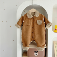 CozyNest – Knus & Modieus – Dikke Winterromper met Capuchon Bruin / 100 (2 3 jaar) | Educatief Speelgoed